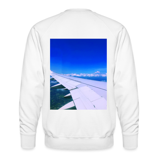 plane white sweatshirt - white